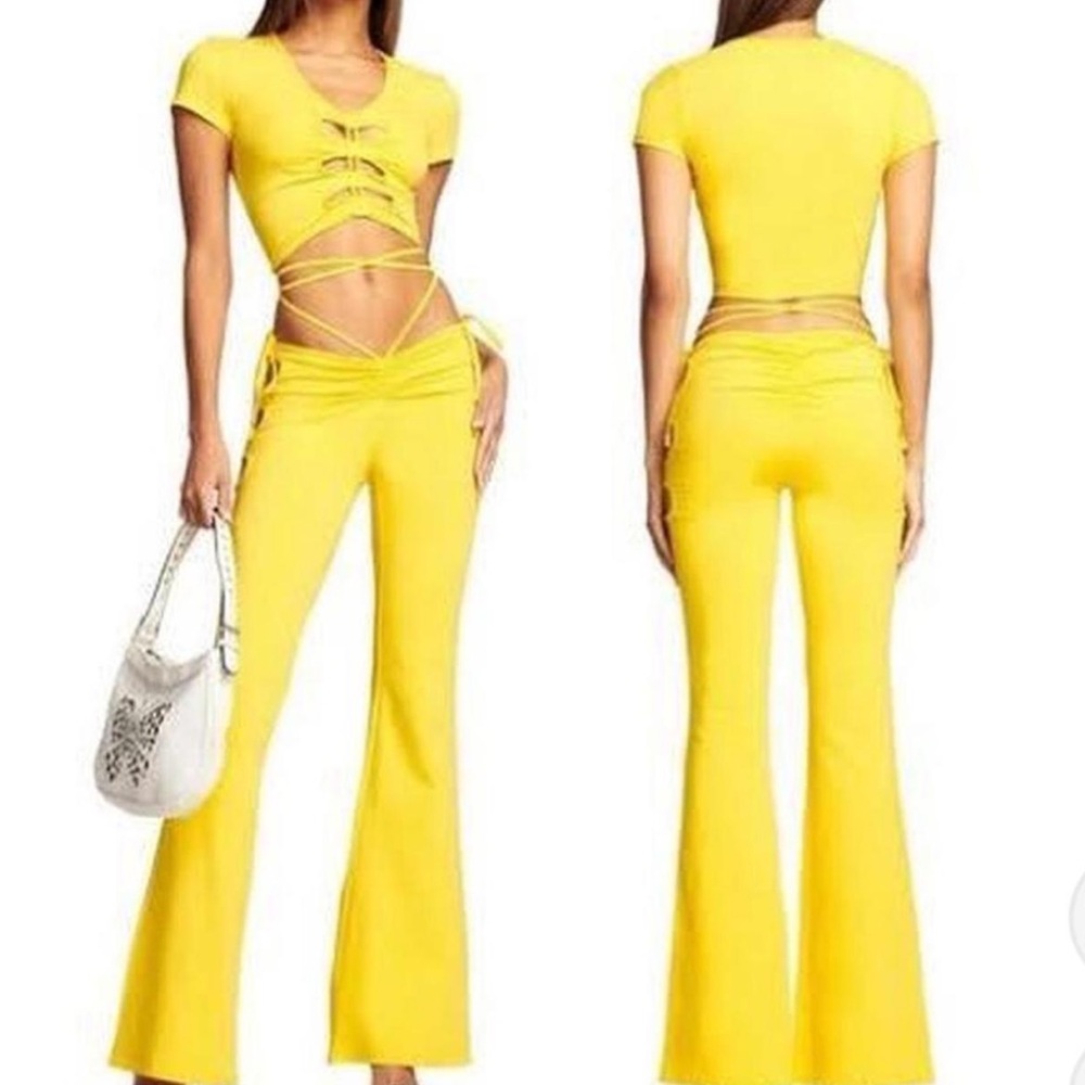 I Am Gia Yellow Minka Pants